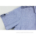 Men's Casual Splicing Design Summer Cotton Shirts